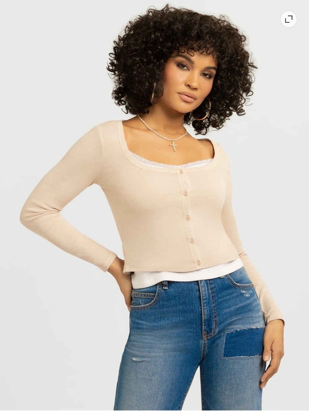 Jessica Simpson Manuela Layered Look Top